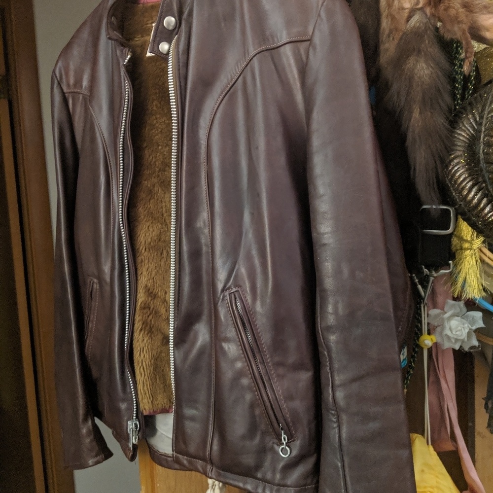 Vintage Schott NYC men's cafe racer